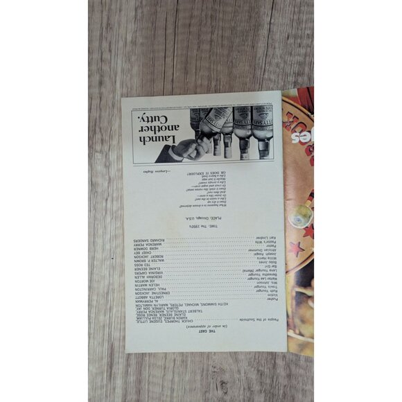 Vintage Playbill For "Raisin" Broadway Musical August 1974 46th street - Picture 5 of 5